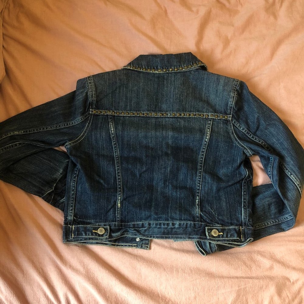 American Eagle Denim Jacket With Studs - image 2
